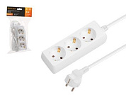 Удлинитель 3 м, 3 роз., 2,2кВт, с/з, ПВС 3х0,75, Юпитер JP8102-23