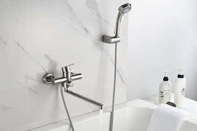 Смеситель для ванны из нержавеющей стали SUS304, сатин L72203 Ledeme