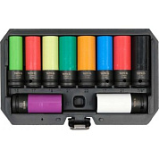 Набор ударных головок 1/2'' для алюминиевых дисков 15-21 мм, 7/8'' Yato YT-10564