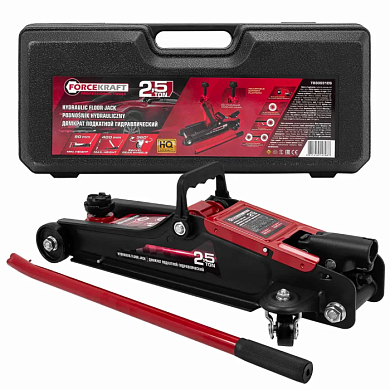 Домкрат подкатной гидравлический 2.5 т, 90-400 мм ForceKraft FK-T830031DS