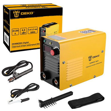 Инвертор сварочный DKWM200A Digital DEKO 083-3000