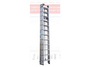 Лестница алюм. 3-х секц. 322/790/322см 3х12 ступ., 27,6кг NV5250, макс. нагрузка 150кг Новая Высота 5250312