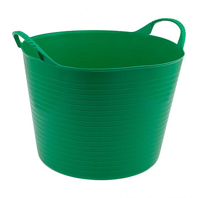 Ведро гибкое сверхпрочное, 40 л, зеленое, Россия Сибртех 67506