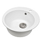 Мойка кухонная из мраморной крошки, white, Wisent WR480-28