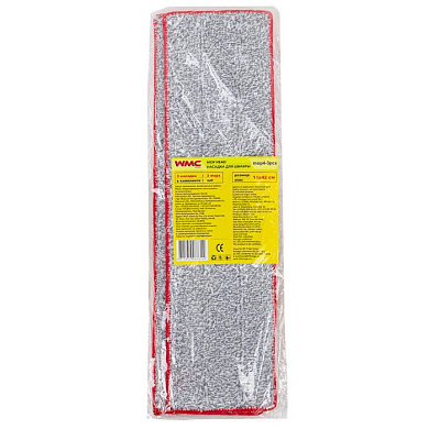 Накладка сменная из микрофибры для швабры WMC-04, 3 шт/к-т WMC TOOLS WMC-mop4-3pcs