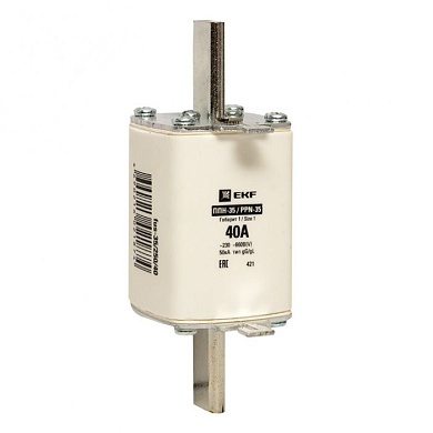 Плавкая вставка ППН-35 250/ 40А габарит 1 EKF fus-35/250/40
