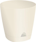 Горшок для цветов AMSTERDAM D 250мм с прикорневым поливом 8 л Сливочный Пластик Репаблик ING6202СЛ