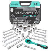 Набор инструментов PROFI 32 пр. 1/2" 6-гр 4-32 мм MAMEDFORCE MF-4324-5
