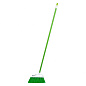 Щетка пластмасс. для подметания пола, премиум, 23 см, c черенком, 120 см, салатовая щетина, Home Palisad 935605