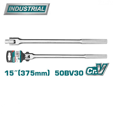 Вороток 1/2'' 375 мм с шарниром TOTAL THTFX12151