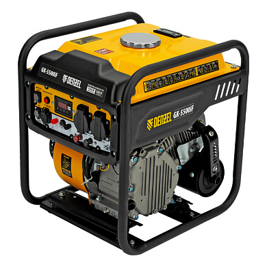 Генератор инверторный GK-5500iF, 5,5 кВт, 230 В, ручной старт DENZEL 94709