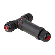 Кабельный коннектор Т-образный (клеммник 3PIN) IP68 FreeTools plc-uac-cb3T