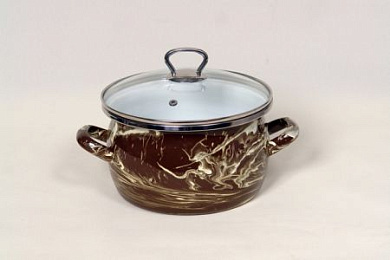 Кастрюля 5,0л (сфера) Сантэкс 1-2450111(Бл)(21)