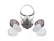Полумаска 5500Р с фильтрами 5510 А1 с предфильтрами и с держателями JETA SAFETY J-SET5500P-L