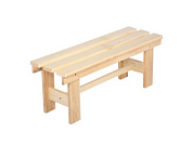 Лавочка разборная, 100х33х43 см, липа Банные штучки 3600