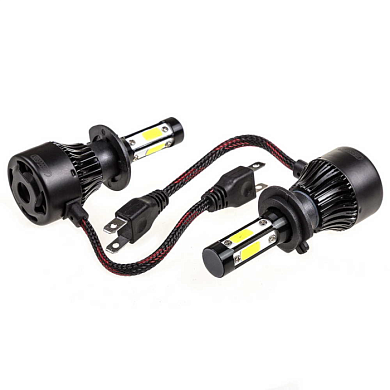 Автолампа-LED H7 28W 6000K 2500Lm 12/24V 1-конт НЕЙТРОН (X7) радиатор+вентилятор компл.2 шт SKYWAY S08701006