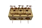 Мышеловка деревянная тройная WMC TOOLS WMC-TG8002092