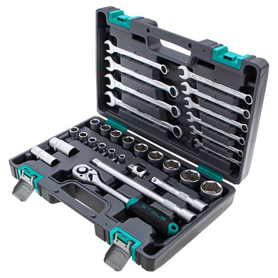Набор инструментов 1/2'' CrV 31 пр. Stels 14102