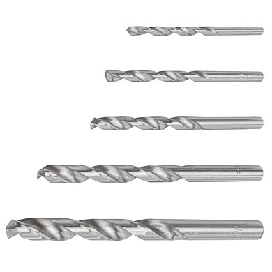 Набор сверл по металлу 4-10 мм 5 пр ForceKraft FK-DBS05