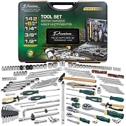Набор инструментов 142+6 пр 1/4''&3/8''&1/2'' 6-гр RockForce RF-41421-5 GOLD