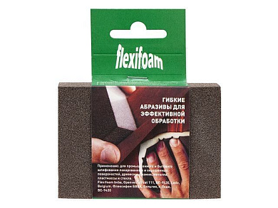Губка абразивная 98х69х26мм Р80 Block ZF Flexifoam 14726