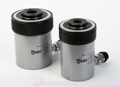 Домкрат гидравлический грузовой с полым штоком 30 т, 165-215 мм ДП30П50 КВТ 74342