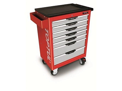Тележка для инструмента 7 секций КРАСНЫЙ серия ProLine Toptul TCAC0702