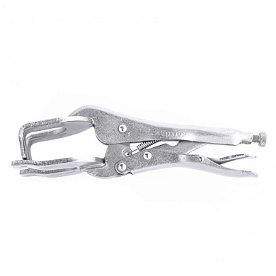Зажим ручной двойной, точечная фиксация, 225 мм Сибртех 18429
