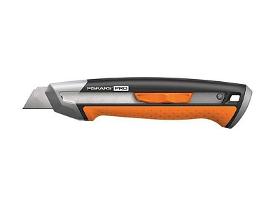 Нож с выдвижным, сменным лезвием18 мм CarbonMax Fiskars 1027227