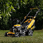 Газонокосилка бензиновая GLD-460SP, 146 куб.см, ширина 46 см, самоходная, 7 уровней, травосборник 50 л Denzel 58803