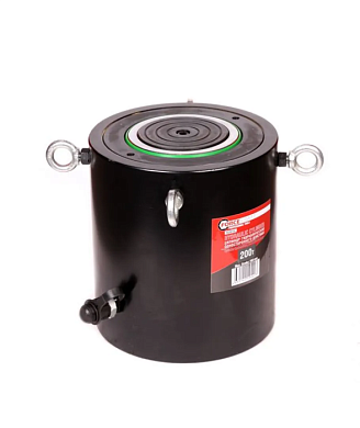 Цилиндр гидравлический 200 т, ход штока 100 мм, Øштока 135 мм, общий Ø228 мм, L252 мм, 700bar ForceKraft FK-YG200100