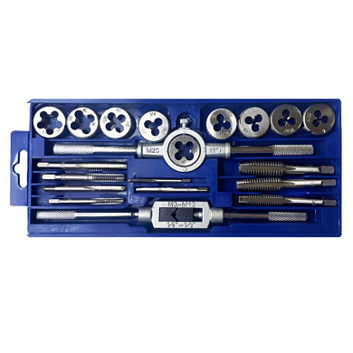 Набор метчиков и плашек 20 предметов (дюймовые) Horex HZ 31.1.020S