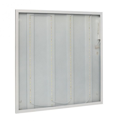 Панель светодиодная (ДВО) ДУО-4101-Z 36Вт 4000К призма 595х595 EKF Basic LPL-4101-Z-36-4000