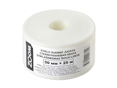 Лента стеклопластиковая 50 мм х 25 м, для армирования швов ZOOM 02-5-6-011