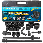 Набор инструментов ударных 26 пр, 3/4'', 1'' 12-гр. ILOforce IF-68262-9MPB