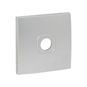 Валенсия лицевая панель розетки TV 1-местная 75Ом 5-862МГц сталь EKF PROxima ESA00-L-027-30