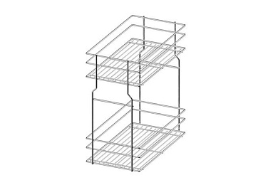 Выдвижная корзина-карго 300 б/н крепл.нижнее, эф.хрома REJS 46897