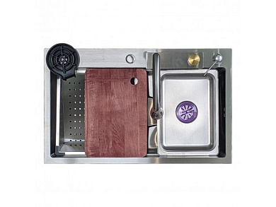 Мойка кухонная Wisent WG37546, Сатин