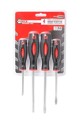 Набор отверток магнитных Profi 4 пр. ForceKraft FK-7004A