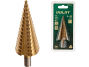 Сверло по металлу ступенчатое 4-32 мм HSS TIN ВОЛАТ 87020-32