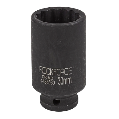 Головка ударная глубокая 30 мм 12-гр 1/2'' RockForce RF-4488530