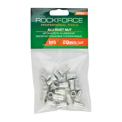 Набор резьбовых алюминиевых заклепок М5 20 шт RockForce RF-36453