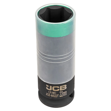 Головка ударная глубокая тонкостенная 1/2'' 22 мм 6-гр JCB JCB-44522T