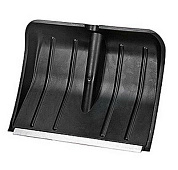 Лопата для снега Макси 372×489 мм черный, без черенка) Арт. 6-18с BEROSSI ЛС 00505000