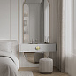 Ручка мебельная скоба мет. NIGHT 96 брашированное золото, AKS 124232