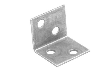 Уголок металлический FSC-01 23х23х25 (1,2), белый цинк AKS 86718