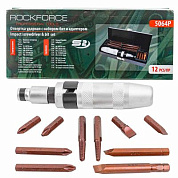 Отвертка ударная с набором бит и адаптером 12 пр. RockForce RF-5064P