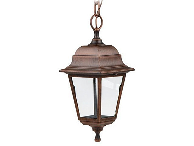 Светильник садово-парковый подвесной "Адель", черный под медь, НСУ 04-60-001, Юпитер JP1404