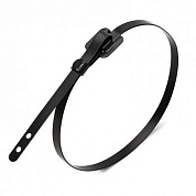 Кабельные стяжки бугельного типа из нерж. корабельной стали AISI 316 с полимерным покрытием Fortisflex