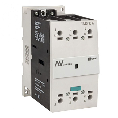 Контактор КМЭ 90А 230В АС EKF AVERES ctr-s-90-00-230-av
